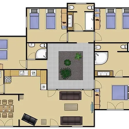 Playa Blanca Sleeps 8 Pool Wifi Βίλα *